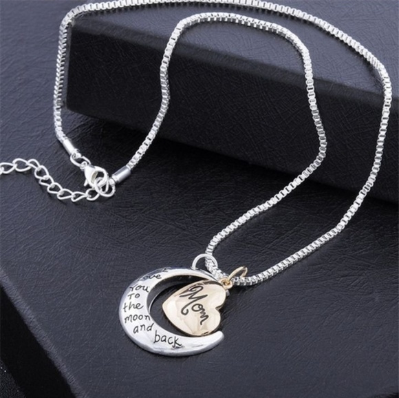 Mom I Love You To the Moon and Back Necklace - Picture 8 of 8